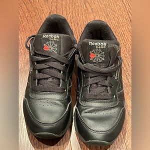 Reebok Classic Black Sneakers Sz 13 Kids